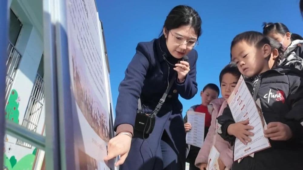 山西太原：“流动博物馆”进乡村校园，打通公共文化服务的“最后一公里”