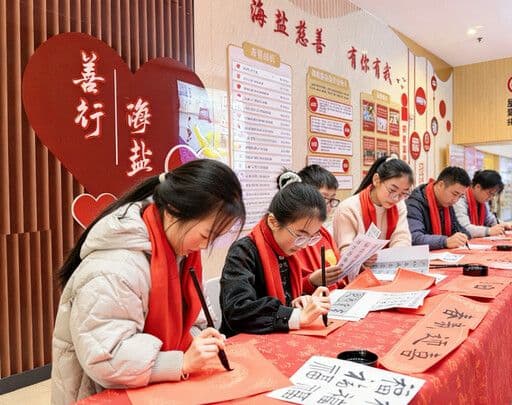 善行海盐,展现守望相助温暖图景